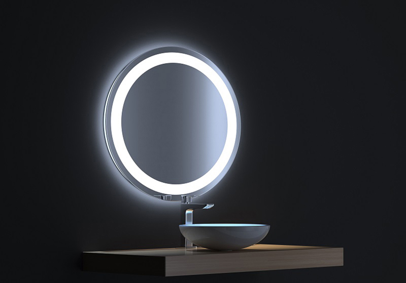 круглые зеркала со светодиодной подсветкой