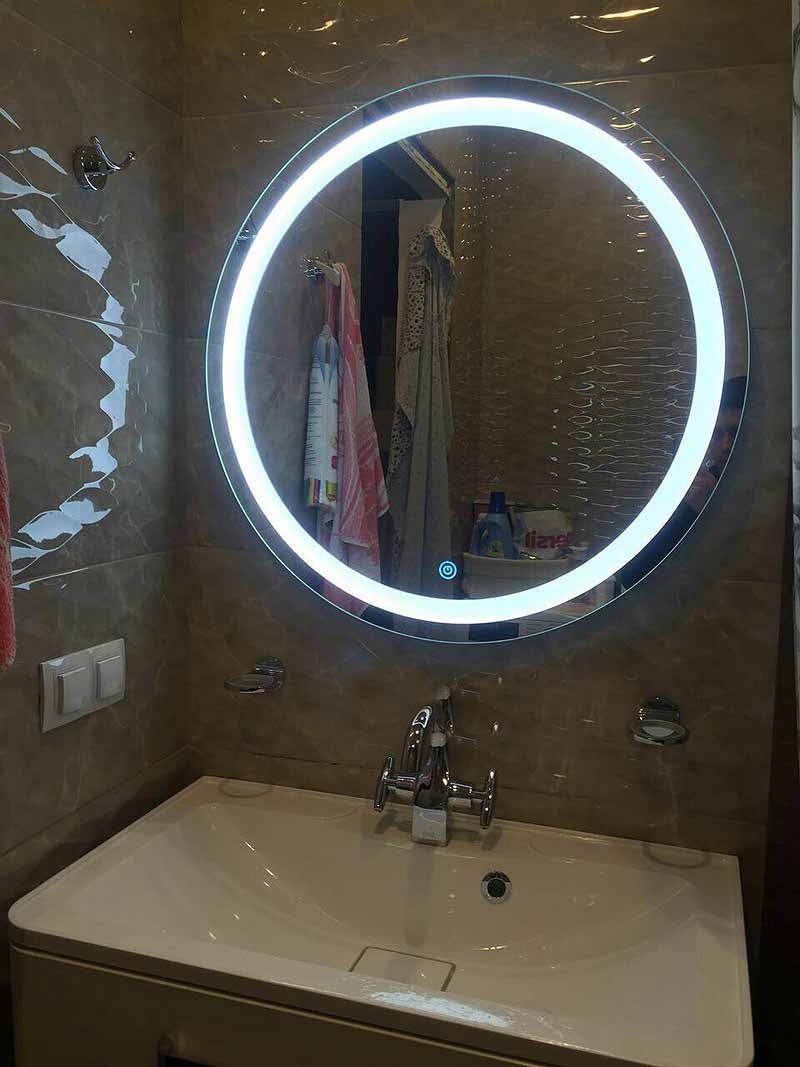 круглые зеркала со светодиодной подсветкой